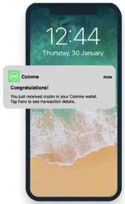 Coinme notifications