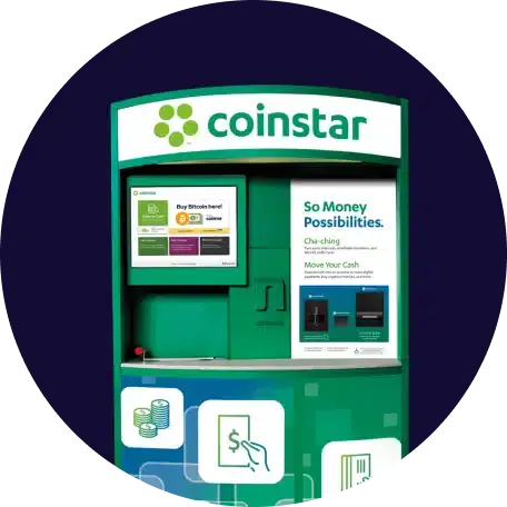 Coinstar crypto buy step 2