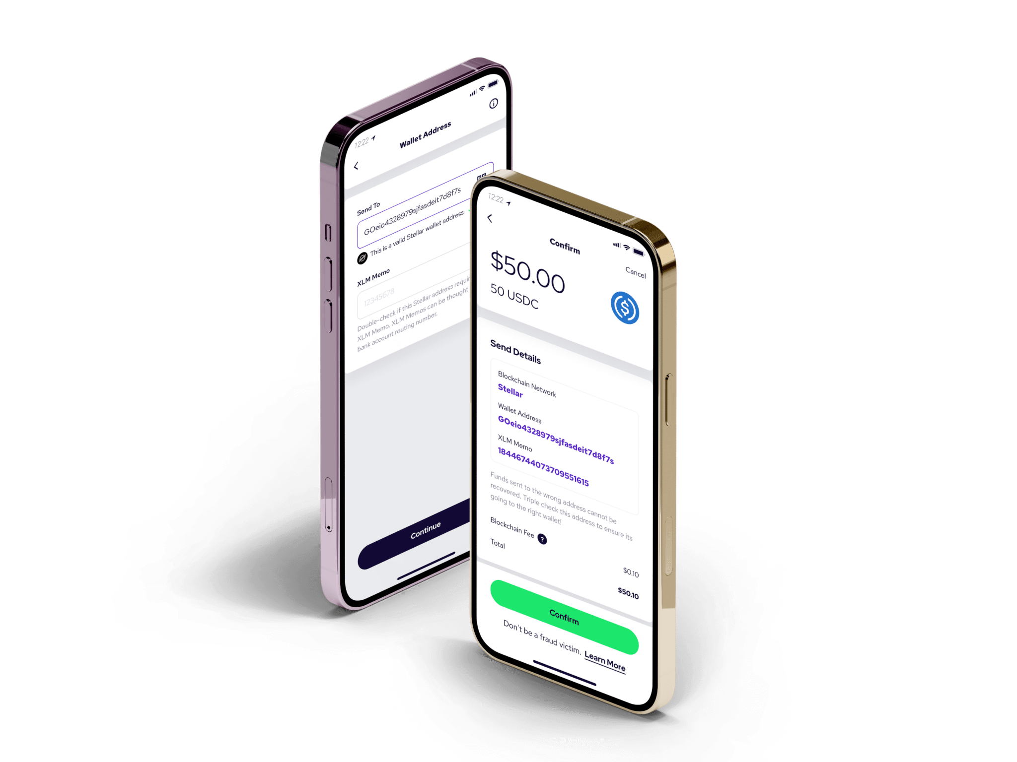 Send or purchase crypto with coinme's mobile app